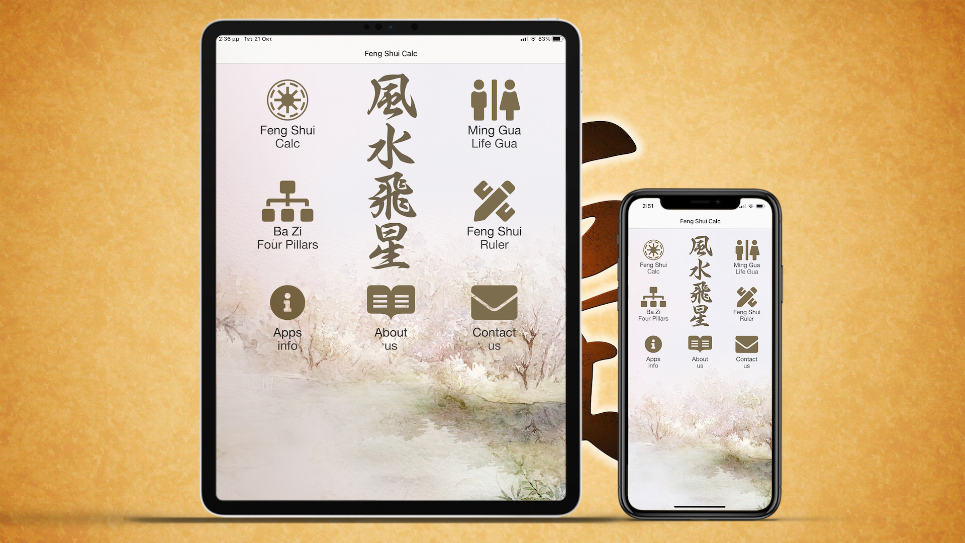 Feng Shui Calc Pro App for iOS Devices