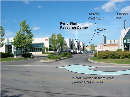 Incoming water from West Beaver Creek Road